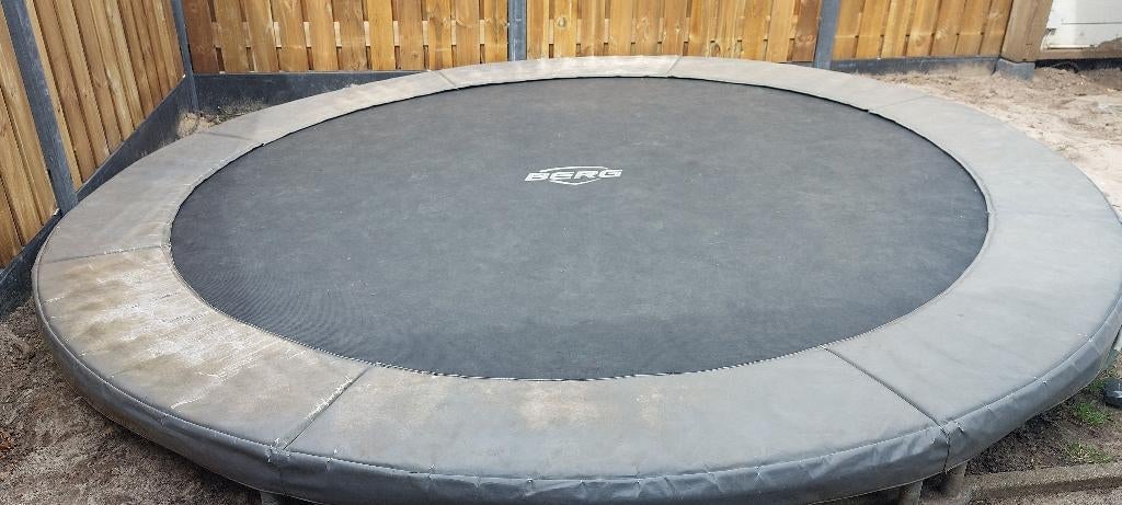 Ronde trampoline 380cm, Ophalen, Gebruikt