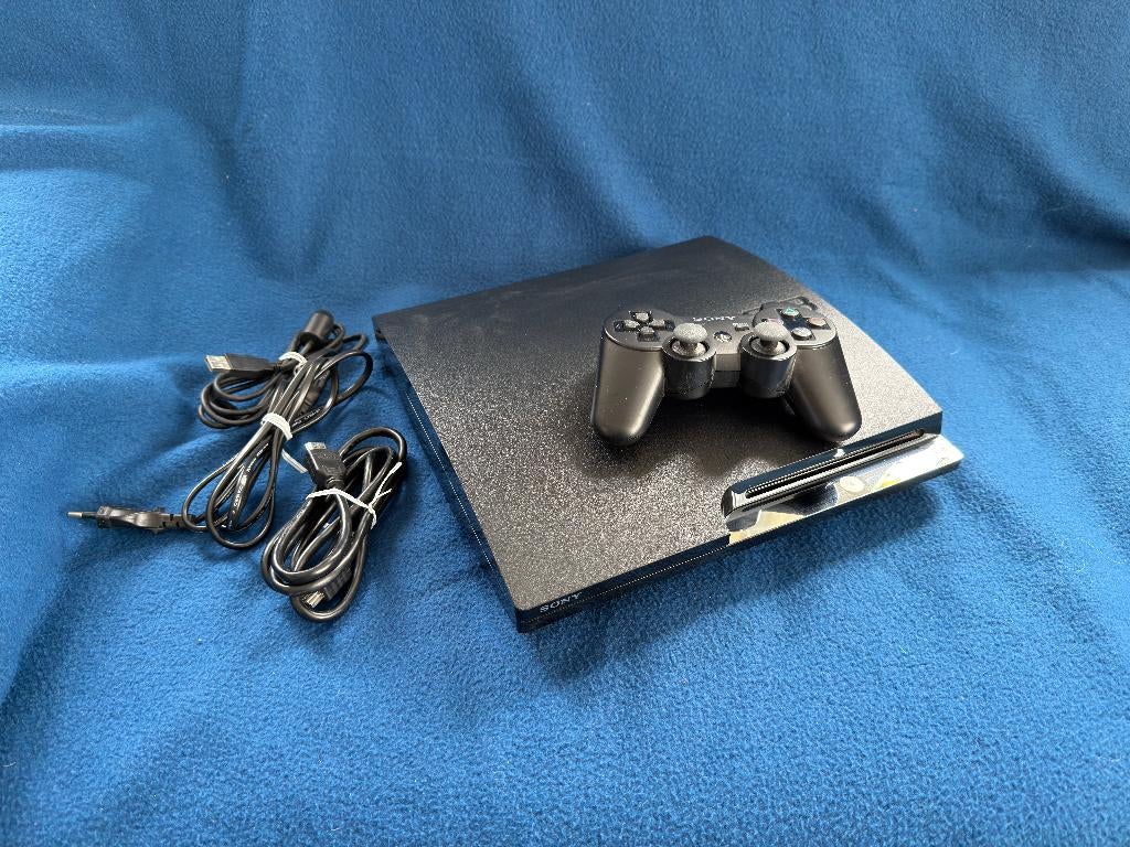 Playstation 3, Spelcomputers en Games, Spelcomputers | Sony PlayStation 3, Zo goed als nieuw, Met 1 controller, Slim, 250 GB
