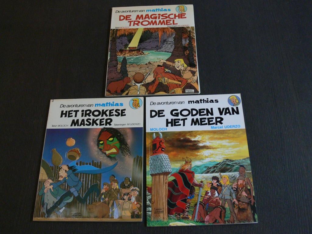 De avonturen van Mathias - 3 delen, Boeken, Complete serie of reeks, Ophalen of Verzenden, Zo goed als nieuw