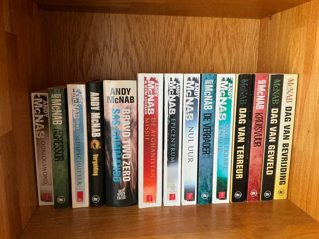Set van 14 boeken van Andy McNab, Boeken, Ophalen of Verzenden, Zo goed als nieuw