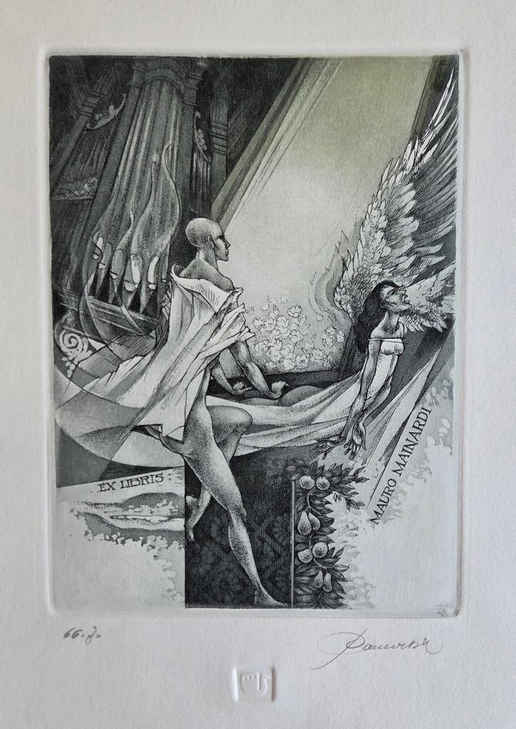 Exlibris / Ex libris H. Pauwels, Musica d’Organo, Antiek en Kunst, Verzenden