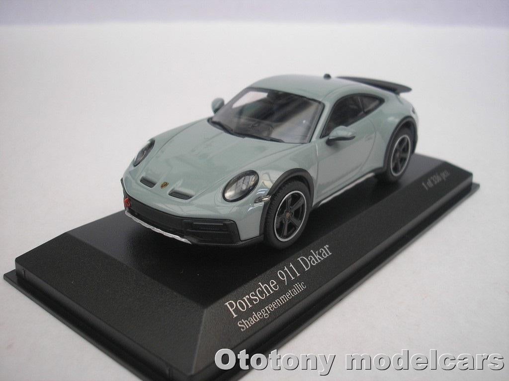Porsche 911 Dakar 2022 Green Metallic 1/43 Minichamps, Hobby en Vrije tijd, Modelauto's | 1:43, Ophalen of Verzenden, Nieuw, Auto