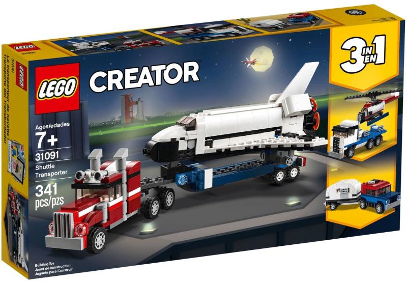 Lego Creator 3in1 31091  Shuttle Transporter, Kinderen en Baby's, Speelgoed | Duplo en Lego, Ophalen of Verzenden, Nieuw, Complete set