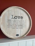 Riverdale wandbord met 'Love' definitie, Huis en Inrichting, Woonaccessoires | Wanddecoraties, Hout, Zo goed als nieuw, Wandbord of Wandpaneel