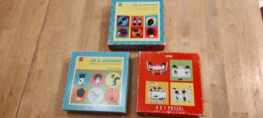 Jip en Janneke spelletjes, Domino, memorie en puzzels, Kinderen en Baby's, Speelgoed | Kinderpuzzels, Ophalen of Verzenden, Minder dan 10 stukjes