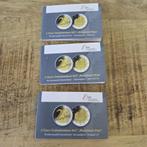 3X Coincard Duitsland 2017 "Rheinland" Letter A / D / F BU, Postzegels en Munten, Munten | Europa | Euromunten, Ophalen of Verzenden