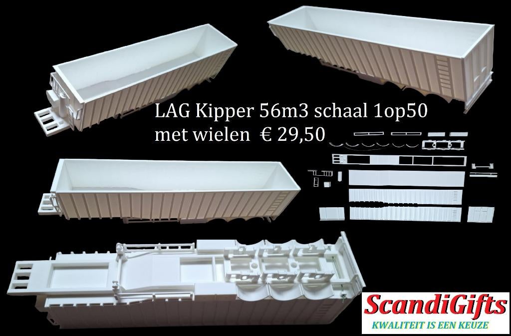 SSM lag kipper kit, Hobby en Vrije tijd, Modelauto's | 1:50, Ophalen of Verzenden, Nieuw, Bus of Vrachtwagen