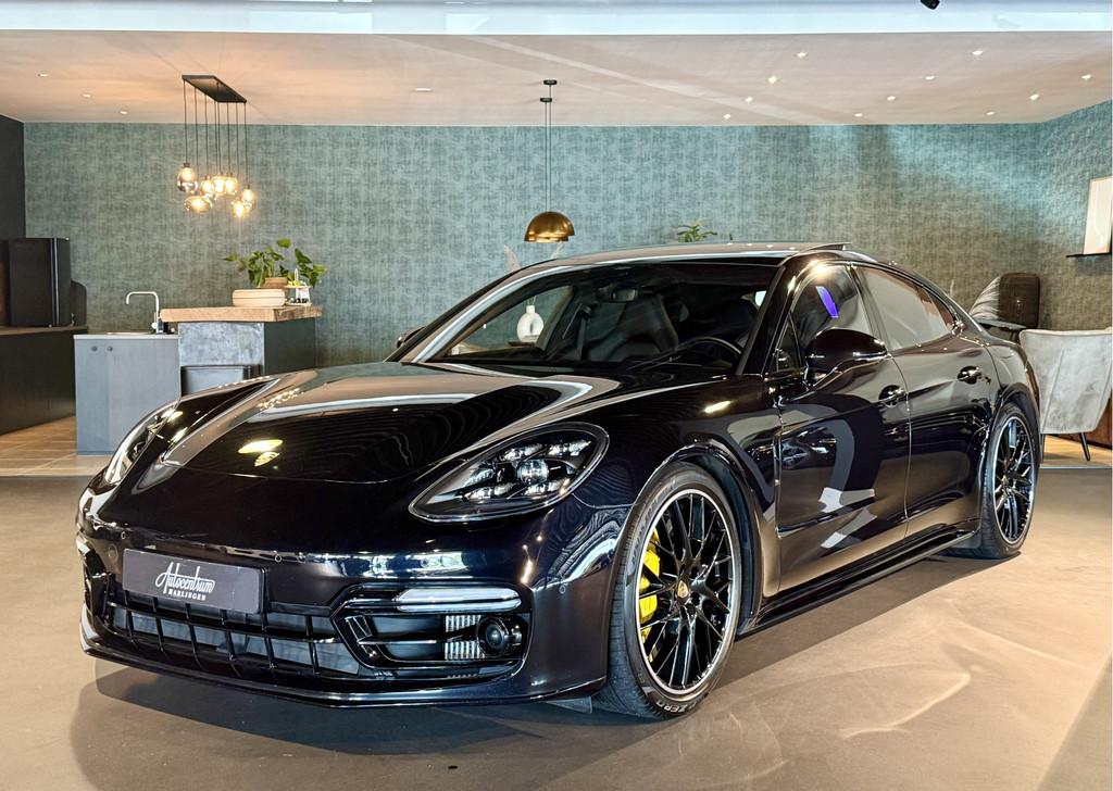 Porsche Panamera 4.0 V8 Turbo S E-Hybrid 680PK I VOL!, Auto's, Porsche, Gebruikt, 4 stoelen, Zwart, Bedrijf