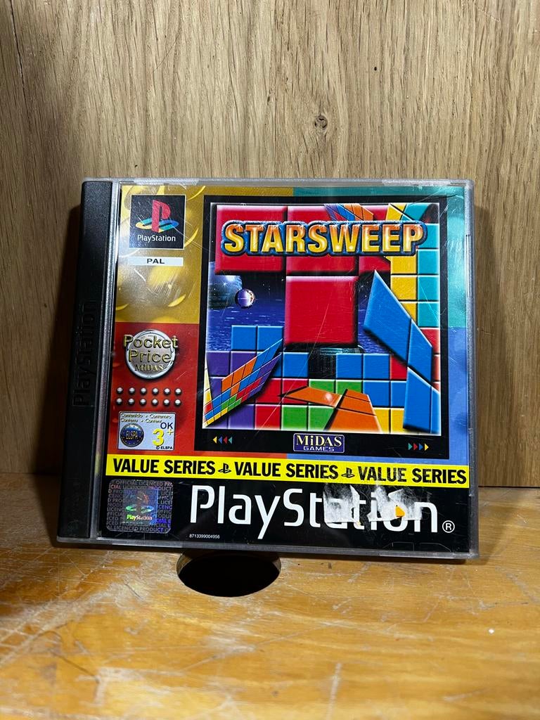 PlayStation 1 (PS1) game STARSWEEP Original Puzzelspel, Puzzel en Educatief, 2 spelers, Eén computer, Ophalen of Verzenden