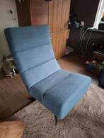 Comfortabele fauteuil in jeansblauw, Ophalen, Zo goed als nieuw, 75 tot 100 cm, 50 tot 75 cm