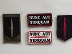 2 KCT patches & 2 mouw emblemen, Verzamelen, Verzenden, Landmacht, Nederland, Kleding of Schoenen