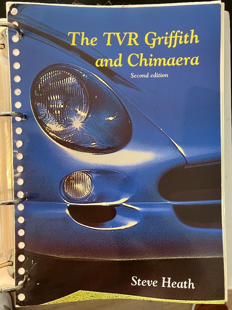 TVR Griffith and Chimaera Steve Heath "Bible", Ophalen of Verzenden