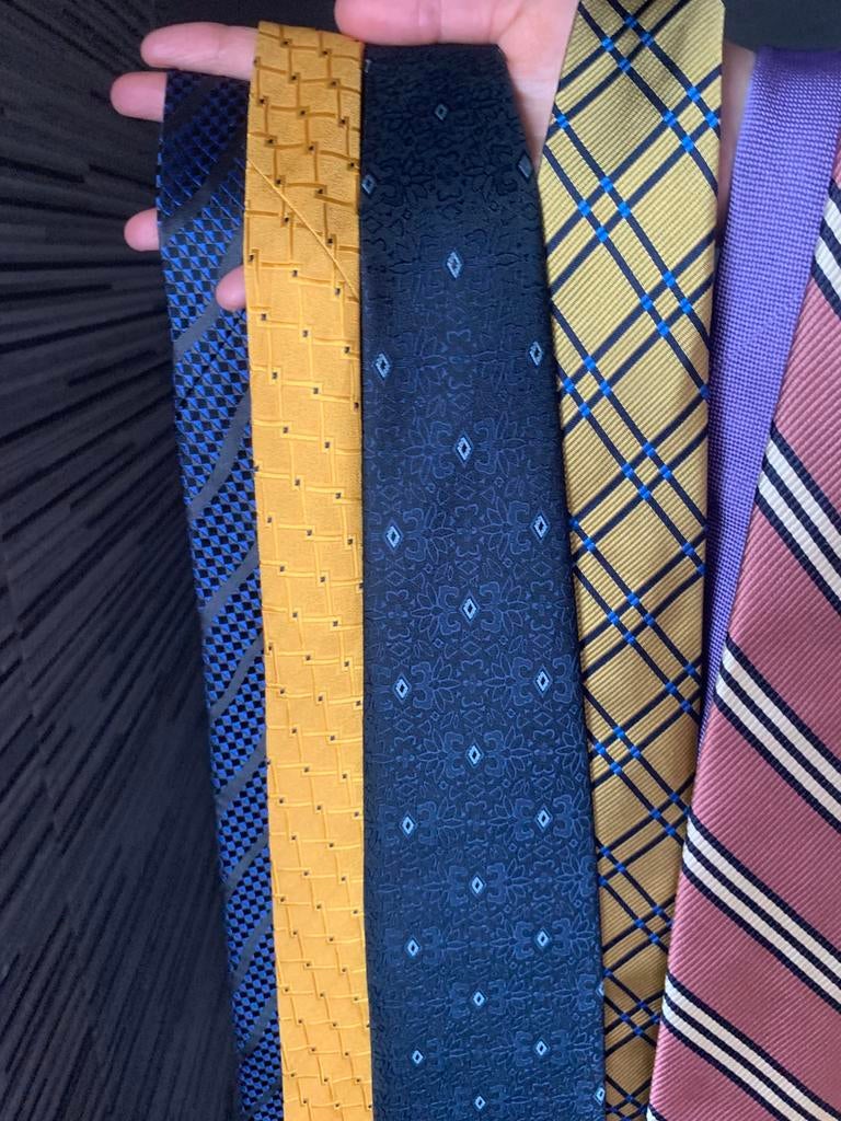 Stropdassen van div. merken, super kwaliteit, Kleding | Heren, Ophalen of Verzenden, Zo goed als nieuw, Overige kleuren, Met patroon