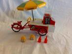 Playmobil 7781 Hotdogkraam / hotdog verkoper met fietskar, Ophalen of Verzenden, Gebruikt, Complete set