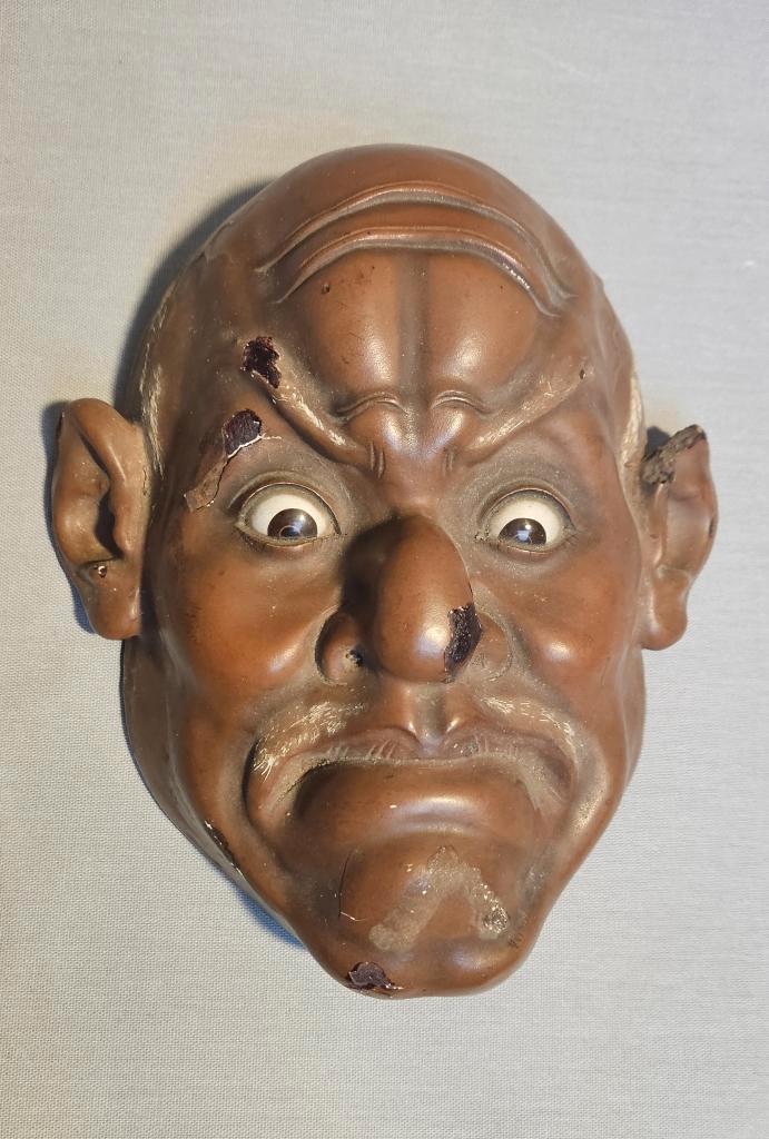 Antiek Japans Iki-ningyo Masker – Meiji-periode, Antiek en Kunst, Kunst | Beelden en Houtsnijwerken, Verzenden
