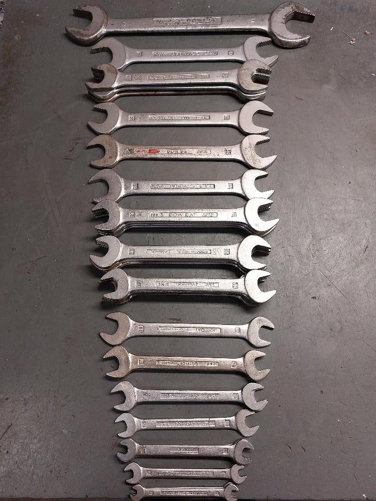 Partij van 34 Dowidat (Gedore) Steeksleutels steeksleutelset, Auto diversen, Autogereedschap, ., Ophalen of Verzenden, Zo goed als nieuw