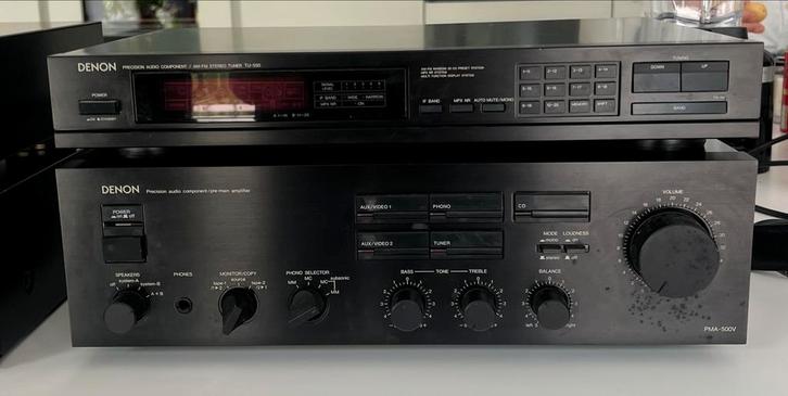 Denon Stereotoren met CD-speler, Cassettedeck, Tuner en Vers, Audio, Tv en Foto, Stereo-sets, Gebruikt, Cassettedeck, Denon, Losse componenten