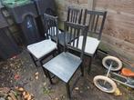 4x IKEA Pinntorp stoelen - Goede staat, moeten schoongemaakt, Ophalen, Gebruikt, Zwart, Vier