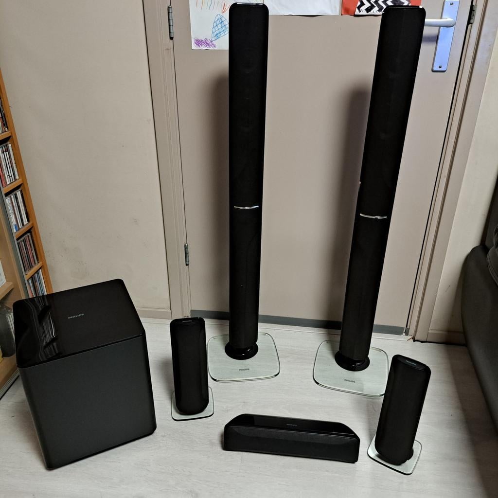 Luidsprekers van Philips Home Cinema, Audio, Tv en Foto, Home Cinema-sets, Ophalen, 70 watt of meer, Philips
