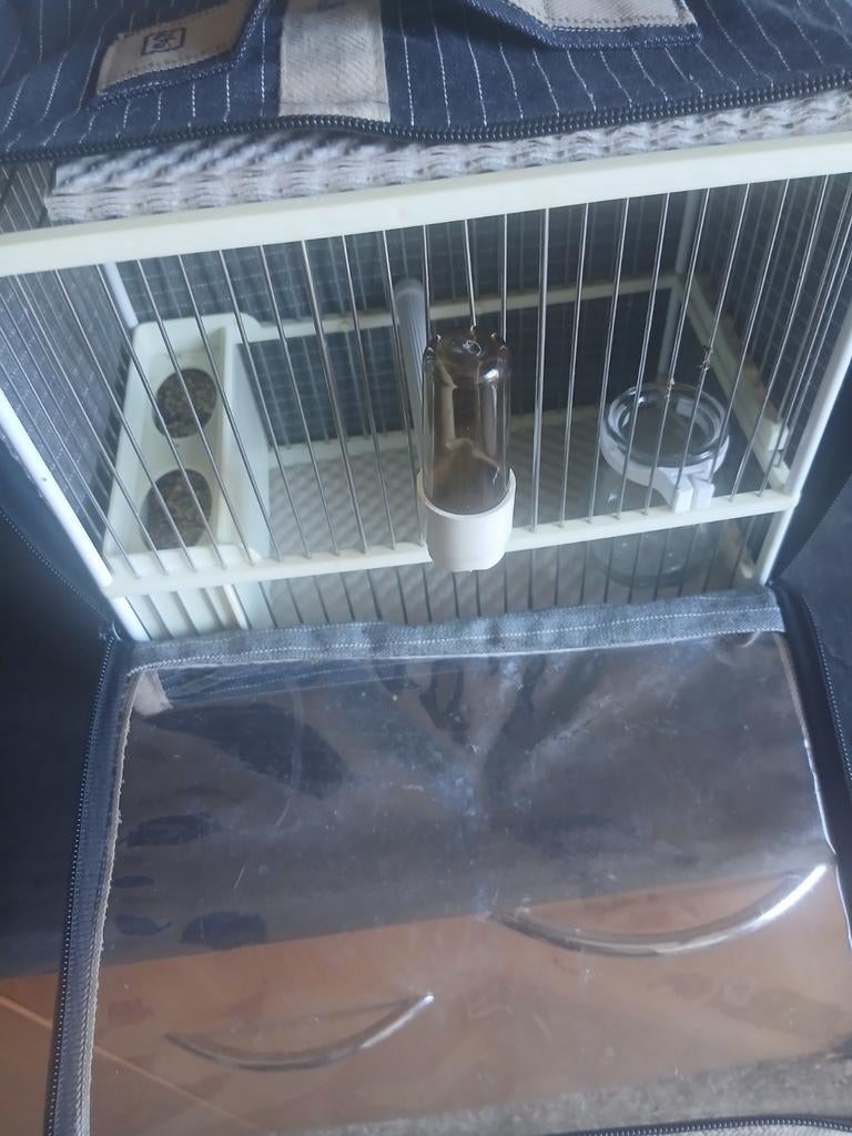 Putter kooitje compleet, Dieren en Toebehoren, Ophalen, Zo goed als nieuw, Aluminium, Vogelkooi