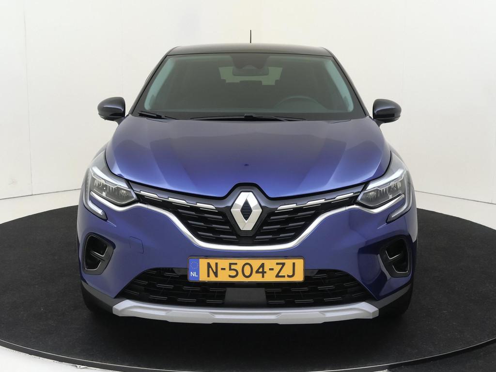 Renault Captur 1.0 TCe 90 PK Intens Navigatie | Climate Cont, Auto's, Renault, Voorwielaandrijving, Stof, Gebruikt, Blauw
