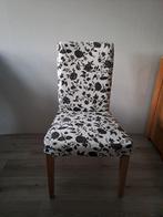 IKEA Hendriksdal stoel hoes bloemenprint eetkamerstoel, Huis en Inrichting, Stoelen, Ophalen of Verzenden, Zo goed als nieuw, Wit