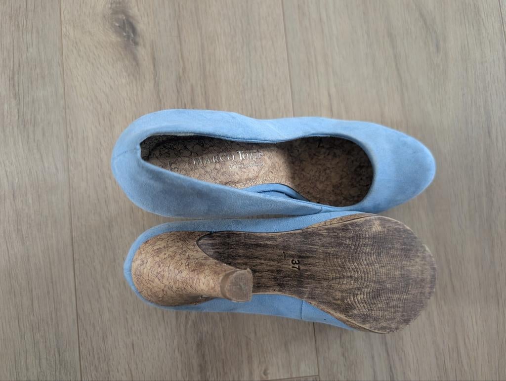 Marco Tozzi dames schoenen maat 37, Ophalen, Zo goed als nieuw, Blauw