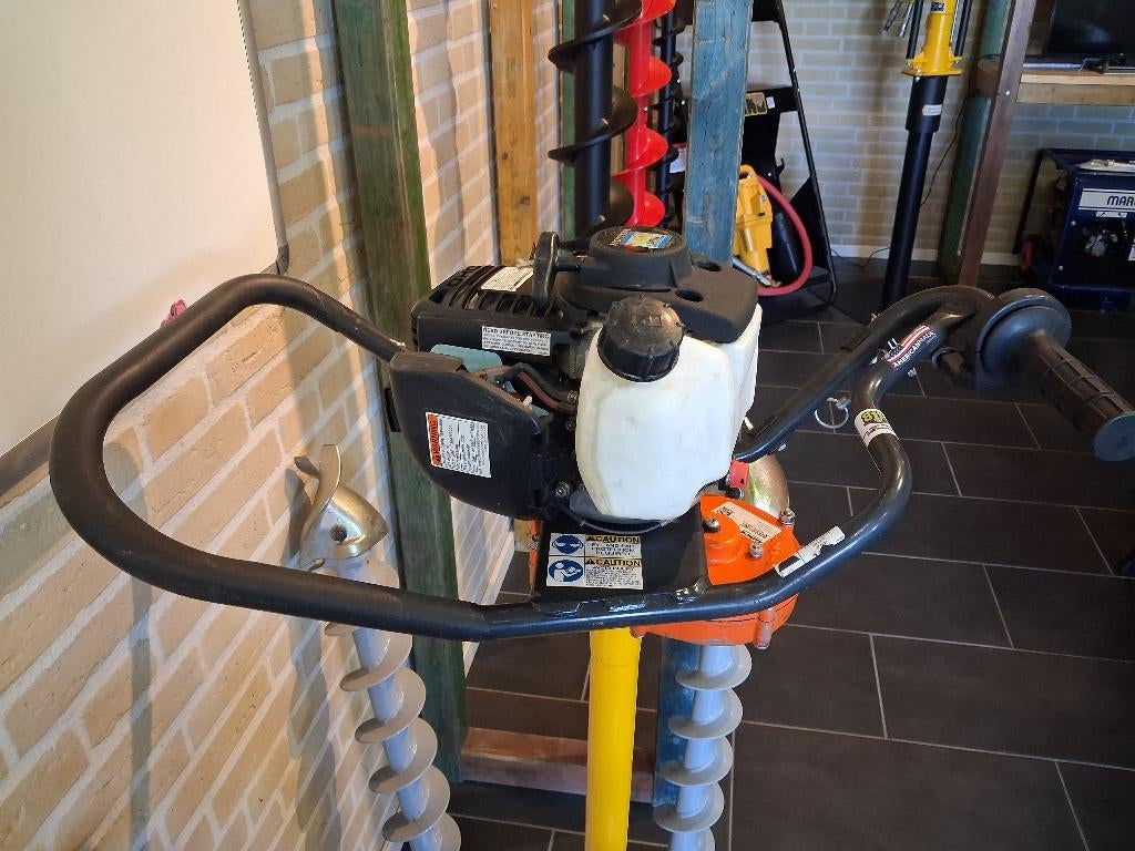 Te koop gebruikte éénmans grondboor General (Honda), Grondboor, Gebruikt, General Equipment, General