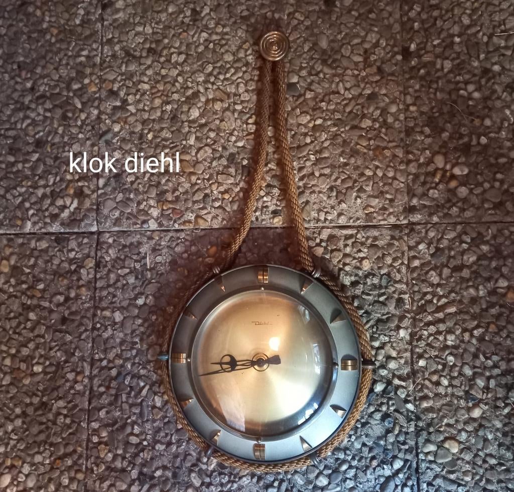 Wandklok diehl, Ophalen of Verzenden, Gebruikt