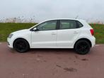 Volkswagen POLO 1.0 MPI 75-PK / BLACK-WHITE / MOOIE AUTO, Auto's, Stof, Gebruikt, Wit, Origineel Nederlands