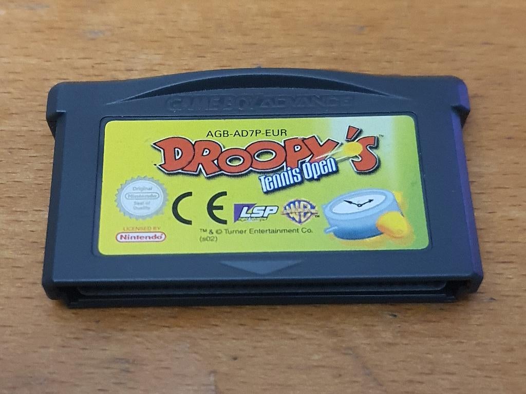 OPRUIMEN | GBA | Droopy's Tennis Open, Spelcomputers en Games, Games | Nintendo Game Boy, Gebruikt, Sport, 1 speler, Vanaf 3 jaar