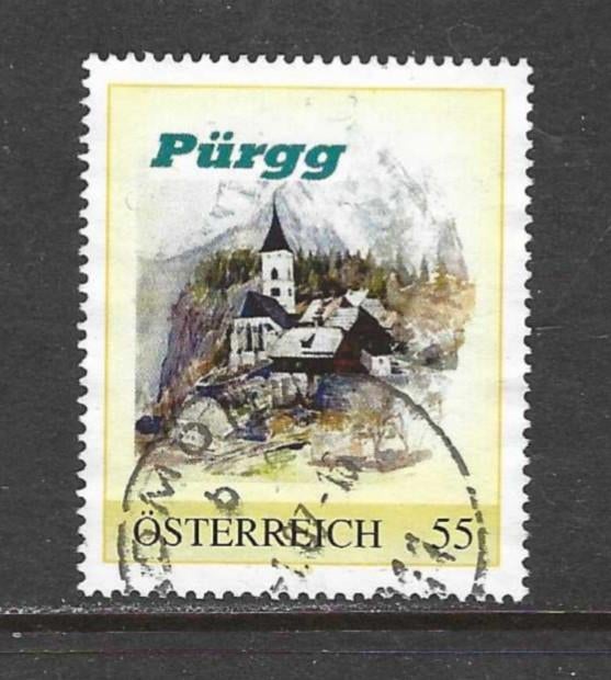 Oostenrijk GROTE Letters persoonlijke postzegel, Verzenden, Gestempeld