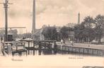 Veendam Beneden Verlaat Sluis met binnenvaart schepen 1900, Verzenden, Voor 1920, Ongelopen, Groningen