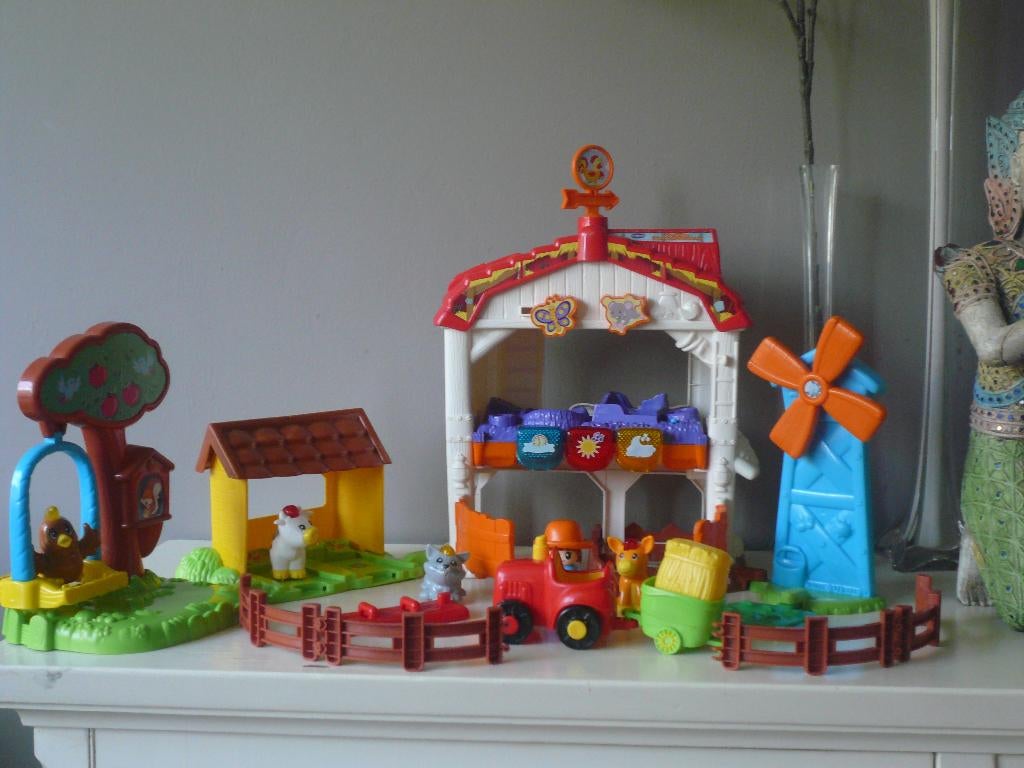 Dieren boerderij geluid licht, Kinderen en Baby's, Speelgoed | Vtech, Ophalen of Verzenden, Gebruikt, 4 tot 6 jaar