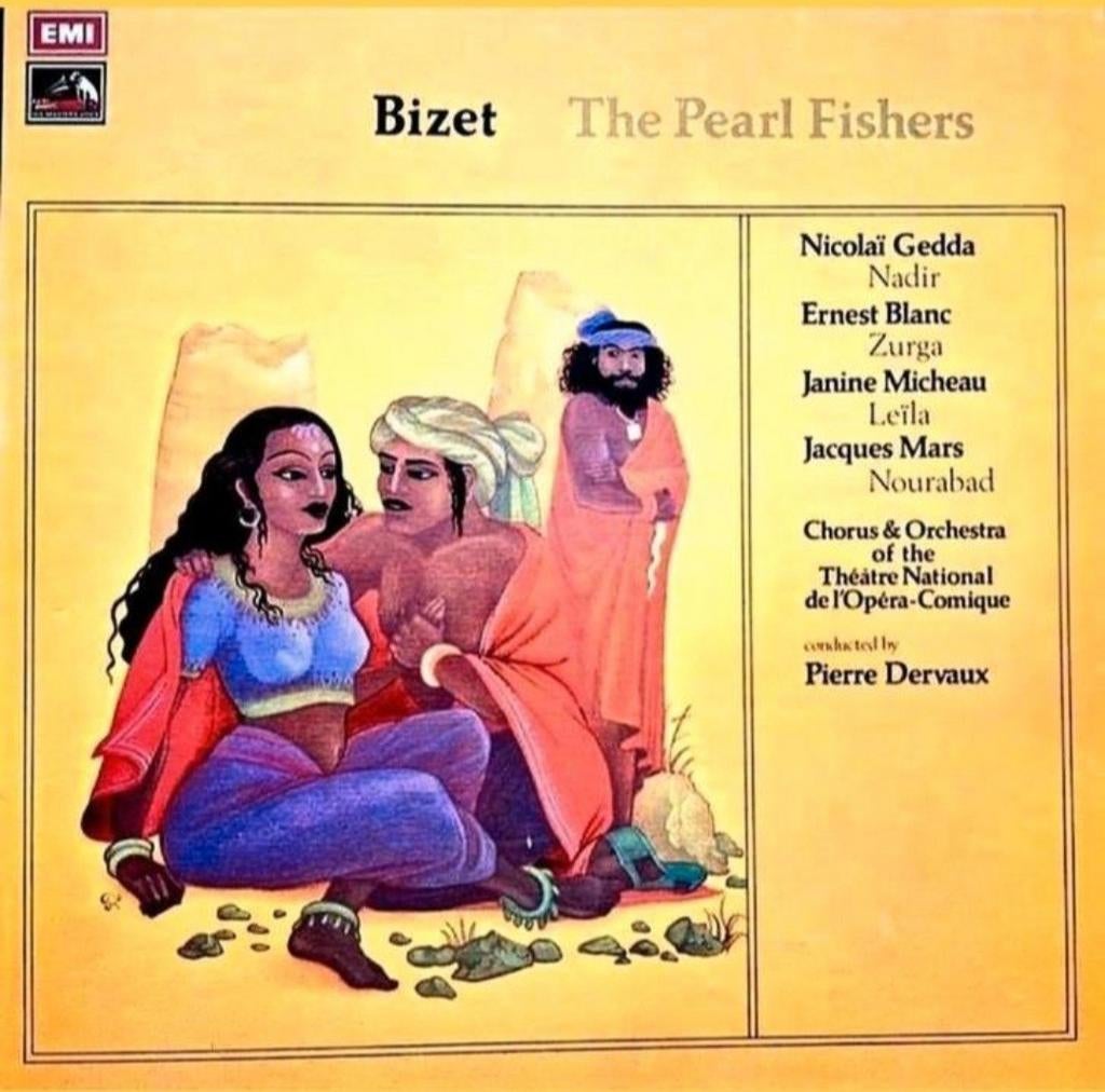 2-LP  BIZET- The Pearlfishers/Parelvissers (Nicolaï Gedda), Cd's en Dvd's, Vinyl | Klassiek, Ophalen of Verzenden, Gebruikt, 12 inch