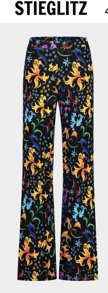 Stieglitz Flare Pants - Maat 38 - multicolor - super leuk!, Kleding | Dames, Broeken en Pantalons, Zo goed als nieuw, Maat 38/40 (M)