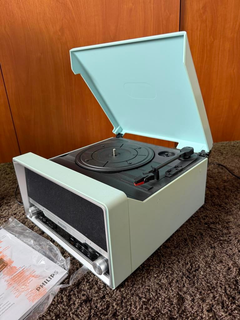 Philips Platenspeler met Bluetooth en Radio - Zo goed als ni, Ophalen, Zo goed als nieuw, Platenspeler, Philips