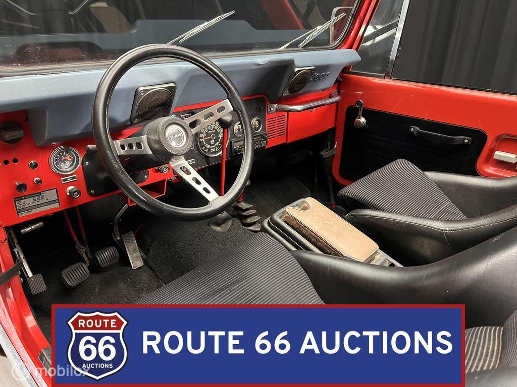 Jeep CJ-7 | 1978 | Route 66 Auctions, Auto's, Jeep, Overige carrosserieën, Zwart, Bedrijf