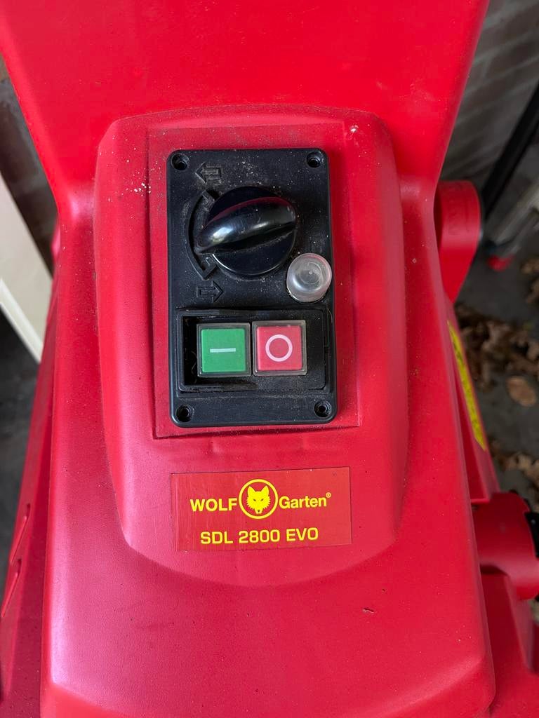Wolf Garten SDL 2800 EVO Hakselaar - Zo goed als nieuw, Ophalen, Zo goed als nieuw, Elektrisch, Met opvangbak