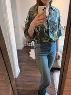 Vintage Oversized Blouse - S/M/L, Ophalen of Verzenden, Zo goed als nieuw, Maat 38/40 (M), Groen