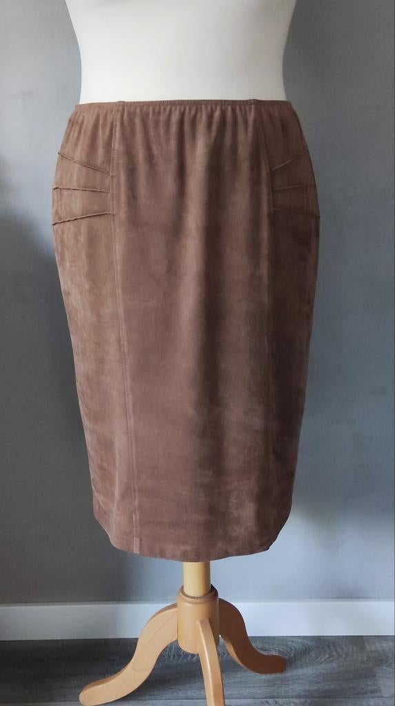 SommerMann cognackleurige stretch rok maat 42 Nieuw!, Kleding | Dames, Rokken, Bruin, Sommermann, Maat 42/44 (L), Nieuw