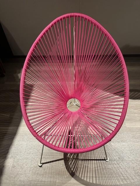 Lounge stoel roze, Ophalen, Kunststof, Twee, Overige kleuren