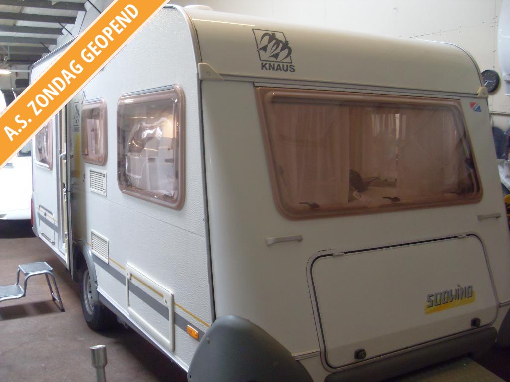 Knaus Sudwind 450 DB met Mover, Caravans en Kamperen, Caravans, Rondzit, Bedrijf, Knaus, Tot en met 4