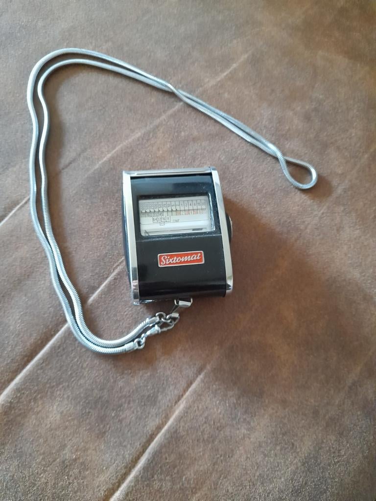 Sixtomat Lichtmeter Vintage Belichtingsmeter met Ketting, Ophalen of Verzenden