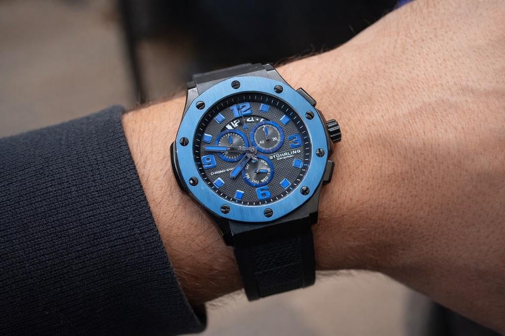 Stührling Swiss Herenhorloge 53mm - Luxe & Robuust, Sieraden, Tassen en Uiterlijk, Horloges | Heren, Ophalen of Verzenden, Nieuw