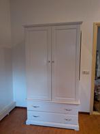 Witte kledingkast met spiegel en lades, Huis en Inrichting, Kasten | Kledingkasten, Modern, Klassiek, 100 tot 150 cm, 200 cm of meer