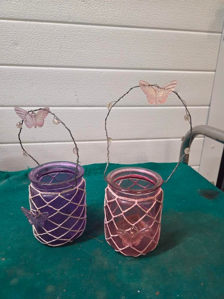 theelichthouders glas vlinder, Huis en Inrichting, Woonaccessoires | Overige, Ophalen of Verzenden, 'T Olde Gre-j, Info@toldegrej.nl