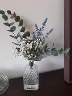 Kleine vaasjes met kunstbloemen, voor feest / bruiloft, Overige kleuren, Ophalen of Verzenden, Minder dan 50 cm, Glas