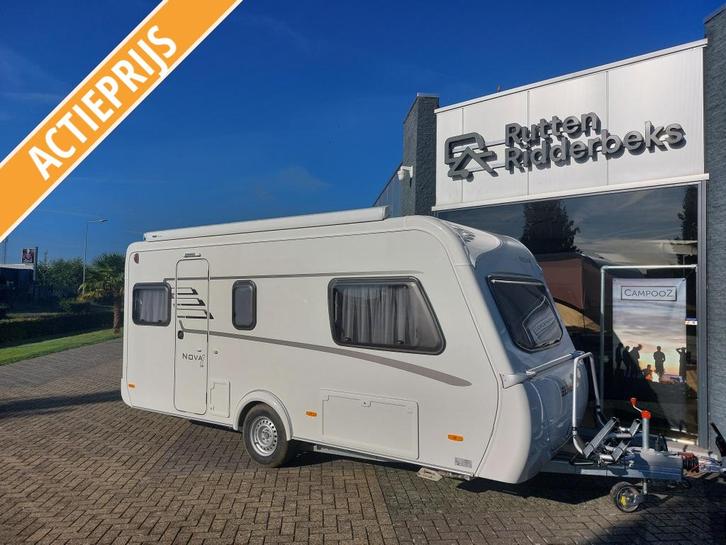 Eriba Nova Light 470, Caravans en Kamperen, Caravans, Bedrijf, tot en met 4, 1000 - 1250 kg, Standaardzit, Eriba, 2 aparte bedden