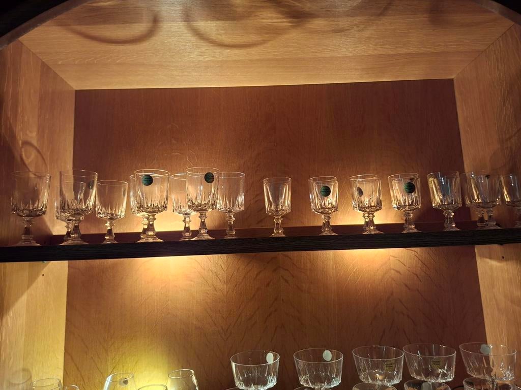 Cristal d'Arques Louvre glazen set, Ophalen of Verzenden